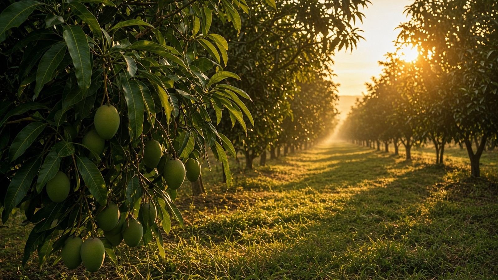 Punjab orchard light at Neelum Sitara farms